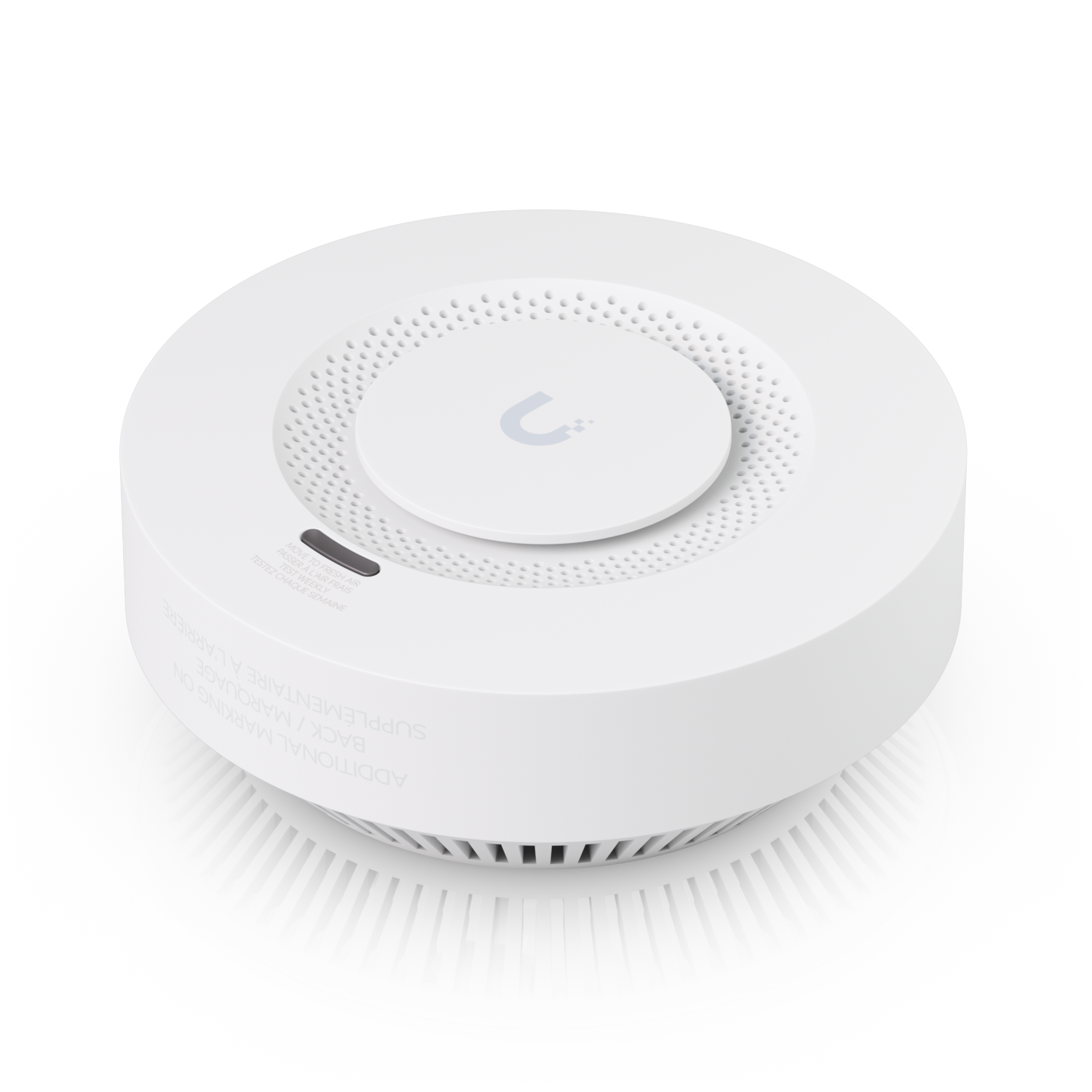 Ubiquiti USL-Smoke-US single smoke and CO alarm front angle