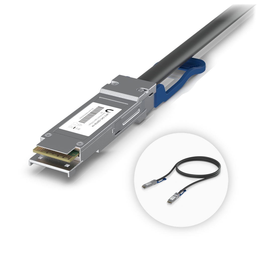 UACC-DAC-QSFP28-1M official 1 m connector detail