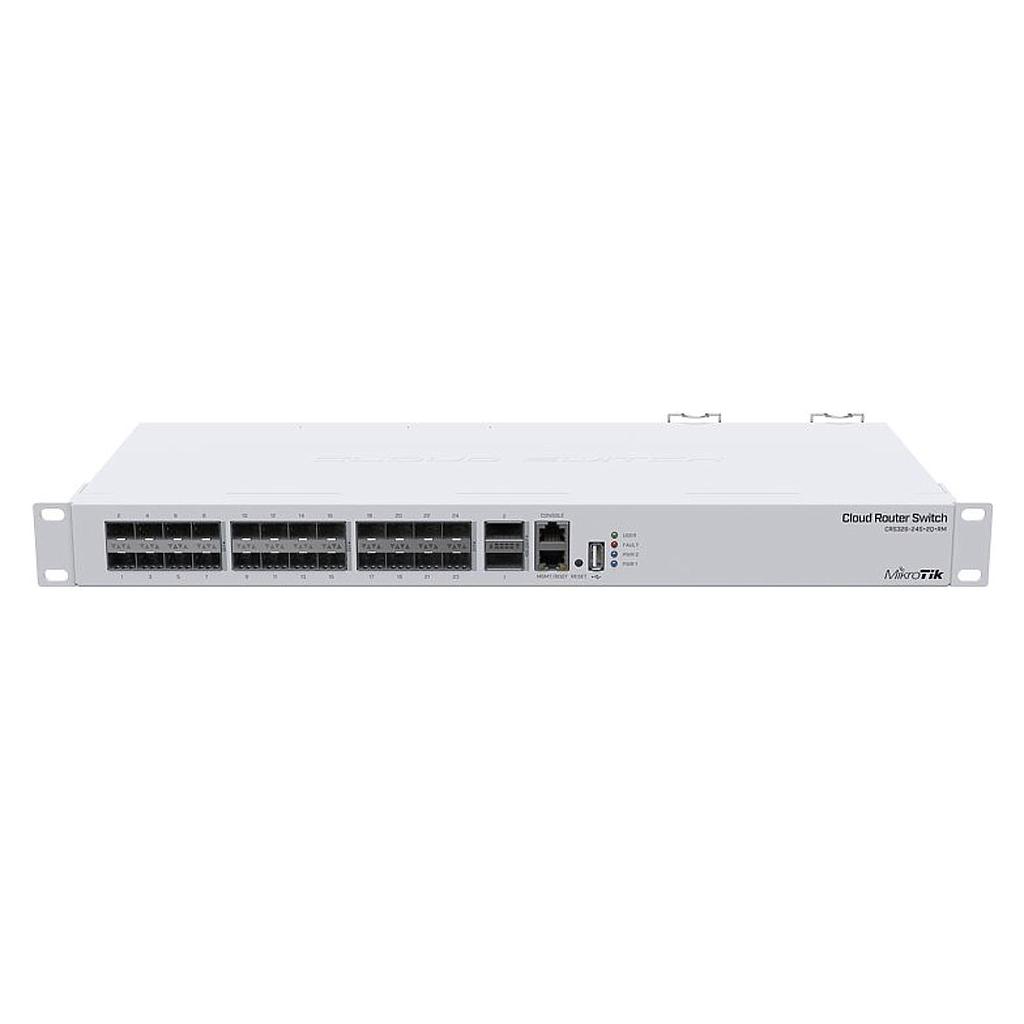 MikroTik CRS326-24S+2Q+RM 40Gpbs Switch 24 x SFP+, 2 x 40G QSFP