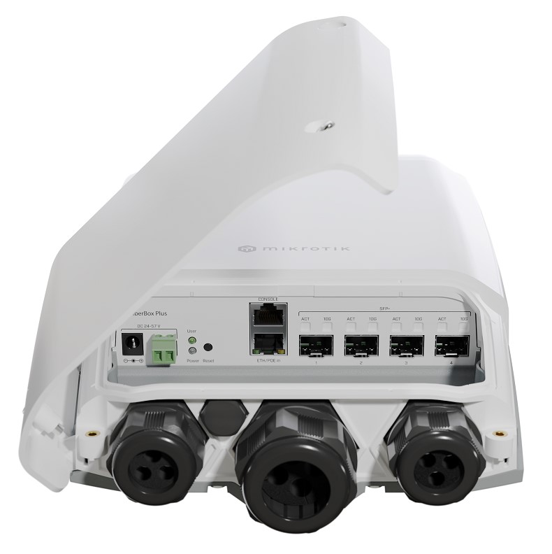 MikroTik CRS305-1G-4S+OUT Outdoor FiberBox Plus 4 x 10G SFP+ IP66