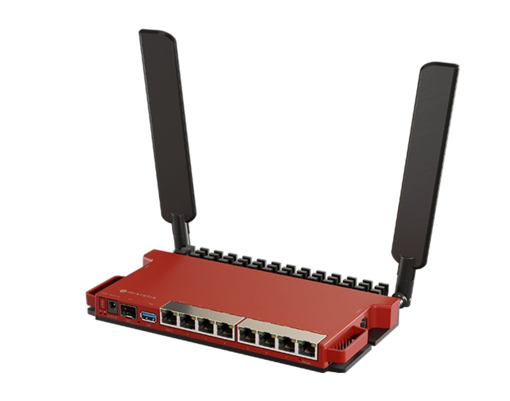 Mikrotik L009UiGS-2HaxD-IN  PoE in out, 8xGBe, 1x2.5G SFP, Wifi6 2.4GHz