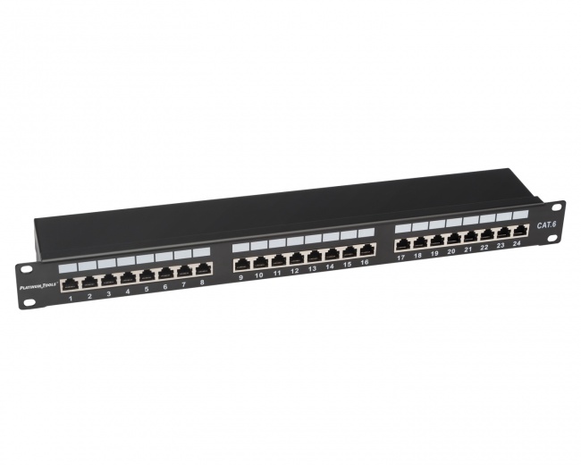 Platinum Tools 644-48SU Unloaded Patch Panel 48 Port STP Box