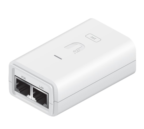 Ubiquiti POE-24-12W-G-WH-OEM POE Injector, 24VDC, 12W, Gigabit, White OEM