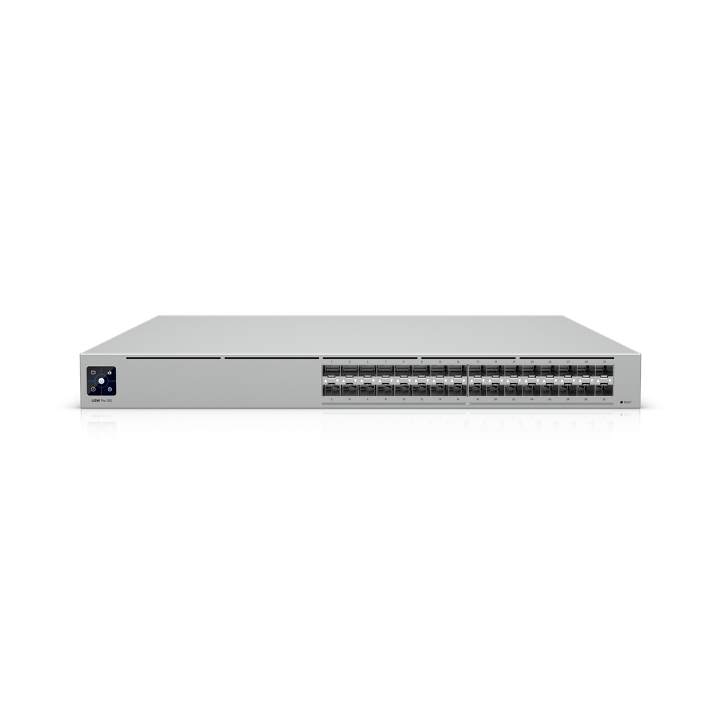 Ubiquiti USW-Pro-XG-Aggregation UniFi 32 x 25G SFP28 Port, Layer 3 Etherlighting™ Pro XG Aggregation Switch