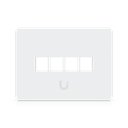 Ubiquiti UACC-WP-Keystone-H-4P UniFi Paintable Keystone Wall Plate 4-Port 4-Pack