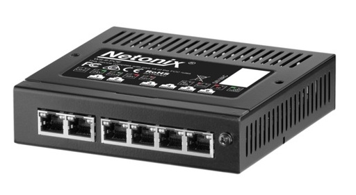 [WS-6-MINI] Netonix WS-6-MINI Mini Managed Passive POE Switch