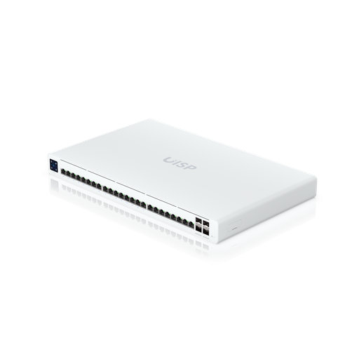 [UISP-S-Pro] Ubiquiti UISP-S-Pro 24x GbE RJ45 ports, Including With 16x 27V Passive PoE and 4x 10G SFP+ Ports