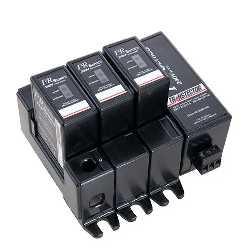 [1101-525-3100] Transtector 1101-525-3100 AC Surge Protector SPD I2R DIN-Rail 240/415 Vac 3-Phase Wye SASD 10 kA