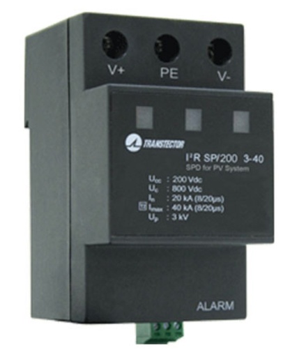 [1104-11-104] Transtector 1104-11-104 DC Surge Protector SPD I2R Indoor DIN-Rail 200 Vdc, Single-Mode, 40 kA MOV IEC 61643-1