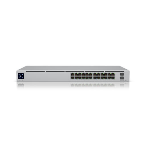 [USW-Pro-24-PoE] Ubiquiti USW-Pro-24-POE Gen2 UniFi 24 Port Gigabit Switch with 802.3bt PoE, Layer3 Features and SFP+