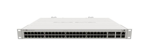 [CRS354-48G-4S+2Q+RM] MikroTik CRS354-48G-4S+2Q+RM 48 Port Gigabit switch 4 x SFP+ cages 2 x 40G QSFP+ 1U rackmount Dual boot