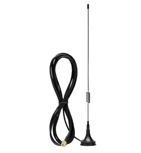 [MB24OM72RM] 7dBi 2.4GHz Magnetic Mount 2m RPSMA Omni Antenna