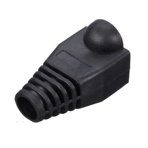 [MBRJ45BB] MicroBeam MBRJ45BB RJ45 Cat5e Cat6 Molded Boot Black